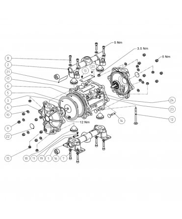 Wagner Zip52 Diyafram Takımı