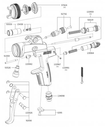 Sata Jet 1000K RP Pressure Spray Gun